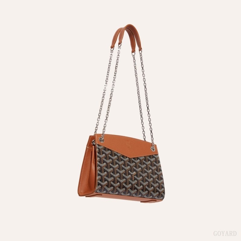 Goyard Rouette Structuré Mini Bag Svarte Brune | MFGI3157