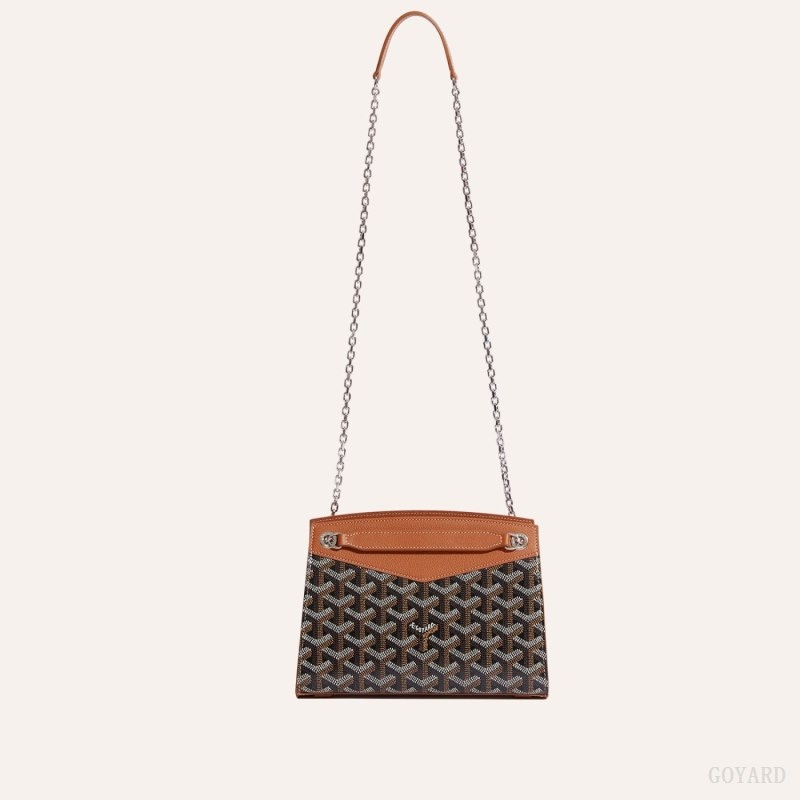 Goyard Rouette Structuré Mini Bag Svarte Brune | MFGI3157