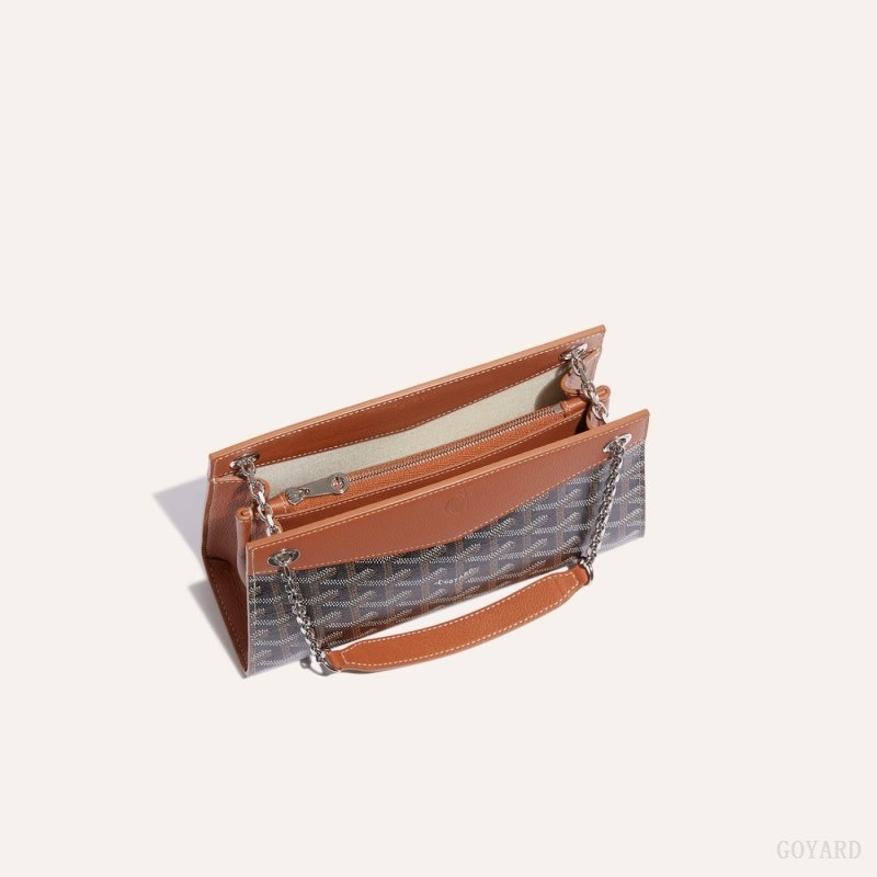 Goyard Rouette Structuré Mini Bag Svarte Brune | MFGI3157