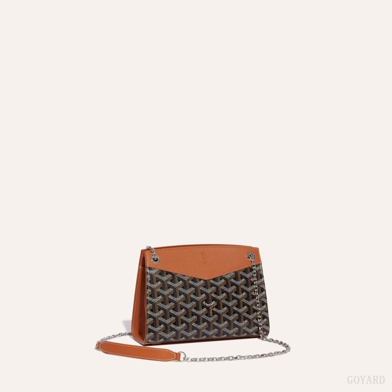 Goyard Rouette Structuré Mini Bag Svarte Brune | MFGI3157