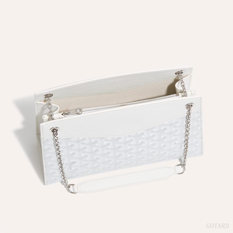 Goyard Rouette Structuré PM Bag Hvite | GZXU3835