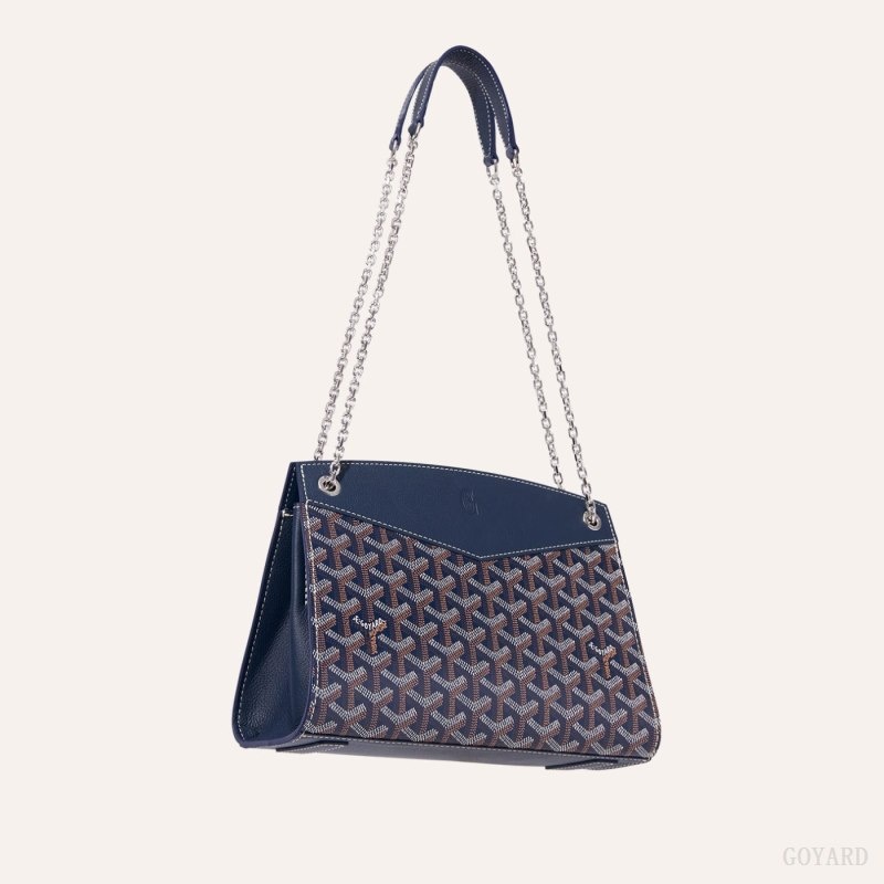 Goyard Rouette Structuré PM Bag Marineblå Blå | OREE6913