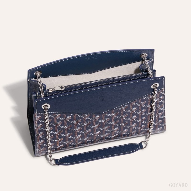 Goyard Rouette Structuré PM Bag Marineblå Blå | OREE6913