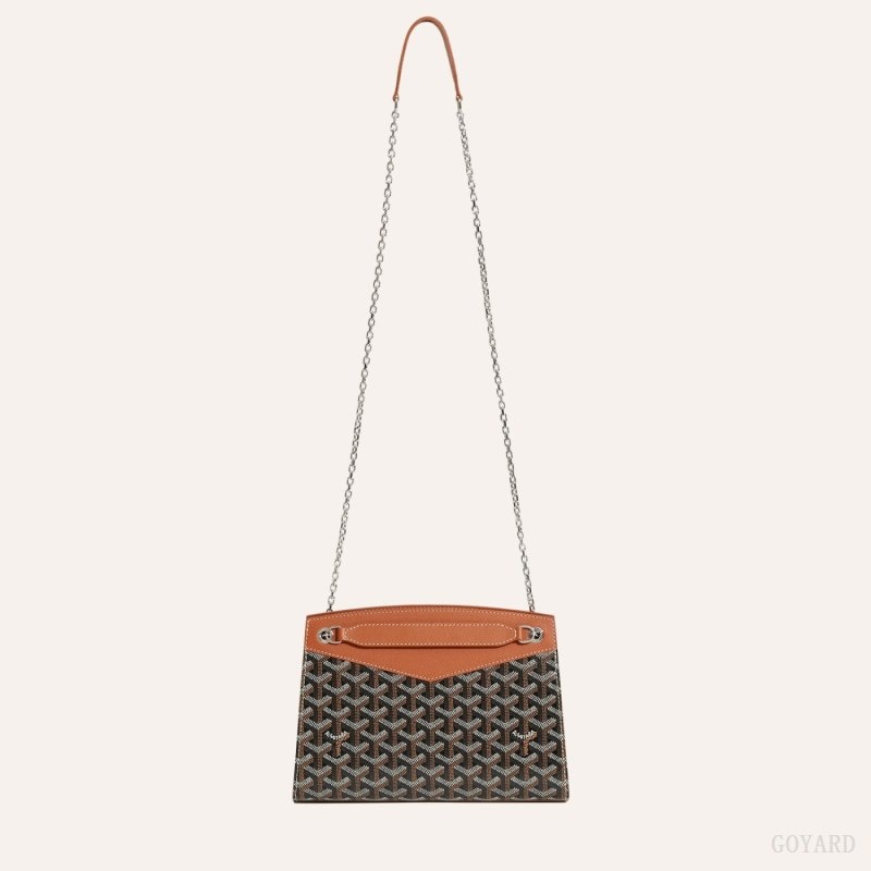 Goyard Rouette Structuré PM Bag Svarte Brune | KCHW4471