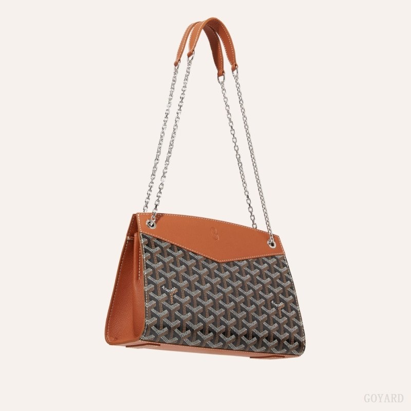 Goyard Rouette Structuré PM Bag Svarte Brune | KCHW4471