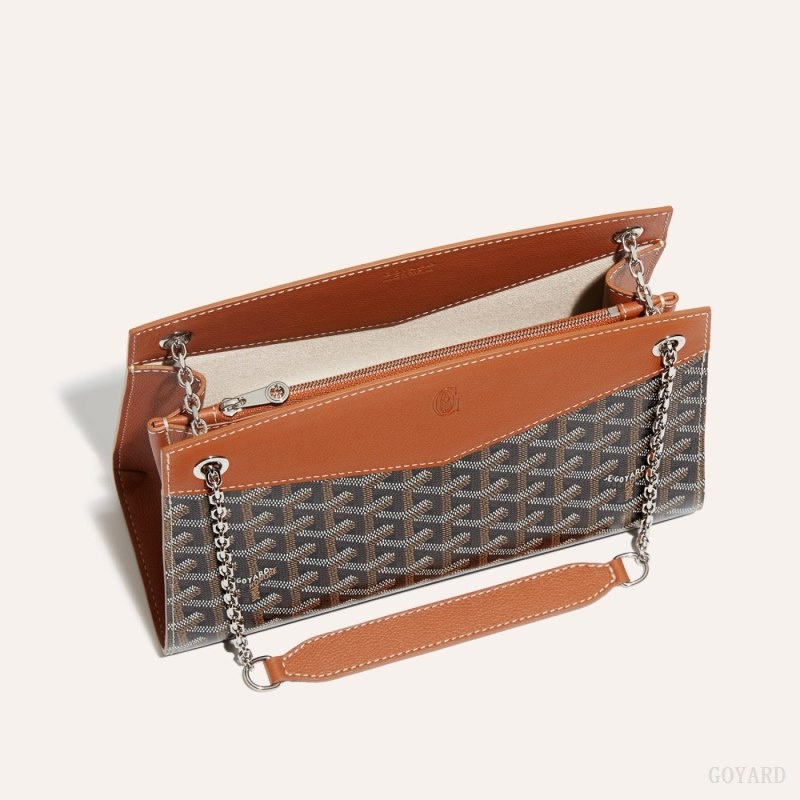 Goyard Rouette Structuré PM Bag Svarte Brune | KCHW4471