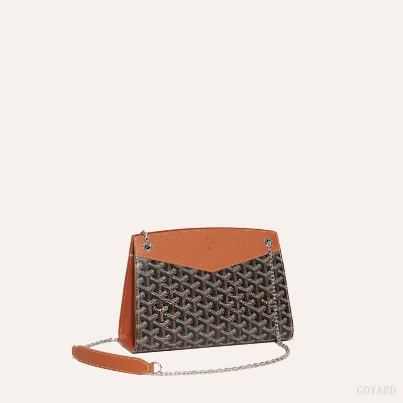 Goyard Rouette Structuré PM Bag Svarte Brune | KCHW4471