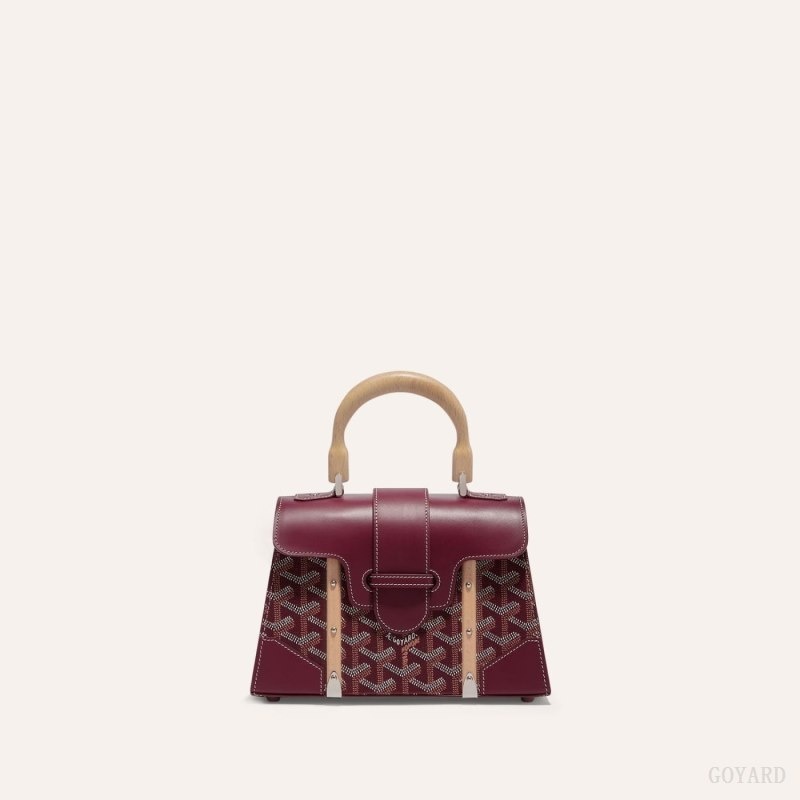 Goyard SAÏGON STRUCTURE MINI BAG Burgunder | XBAV6337