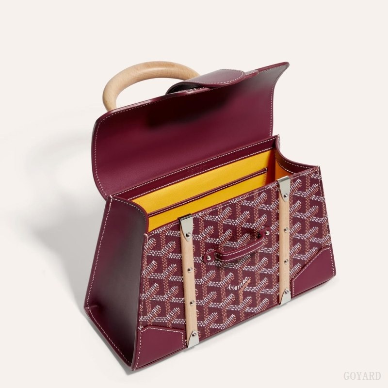 Goyard SAÏGON STRUCTURE MINI BAG Burgunder | XBAV6337