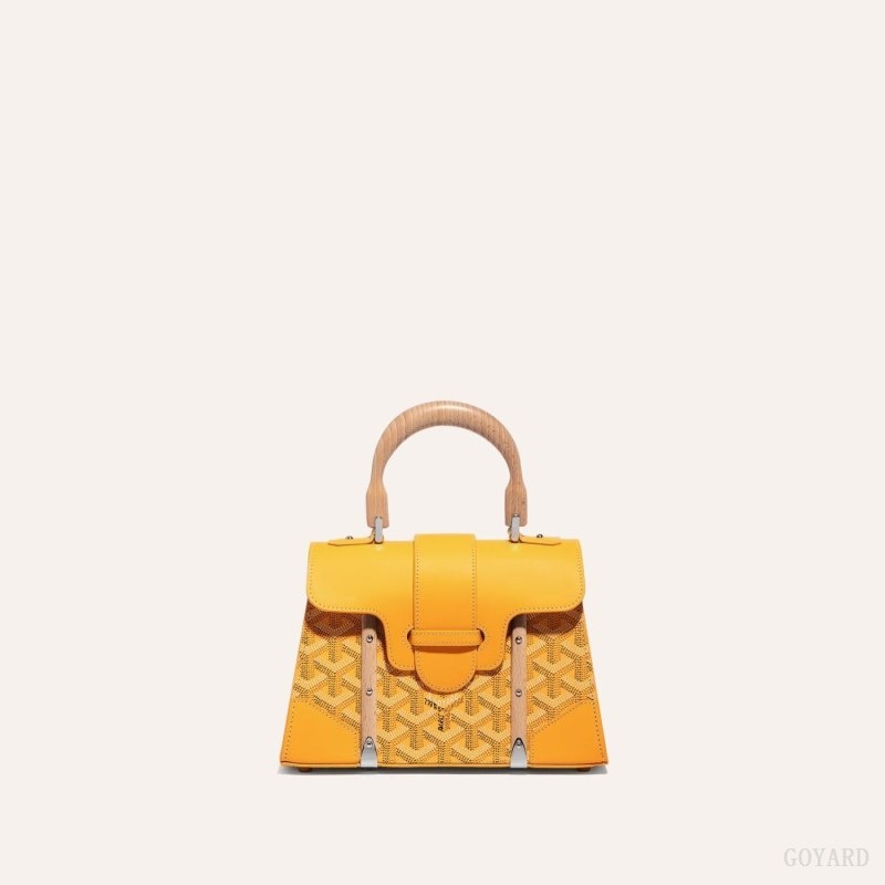 Goyard SAÏGON STRUCTURE MINI BAG Gul | ZNEI3592