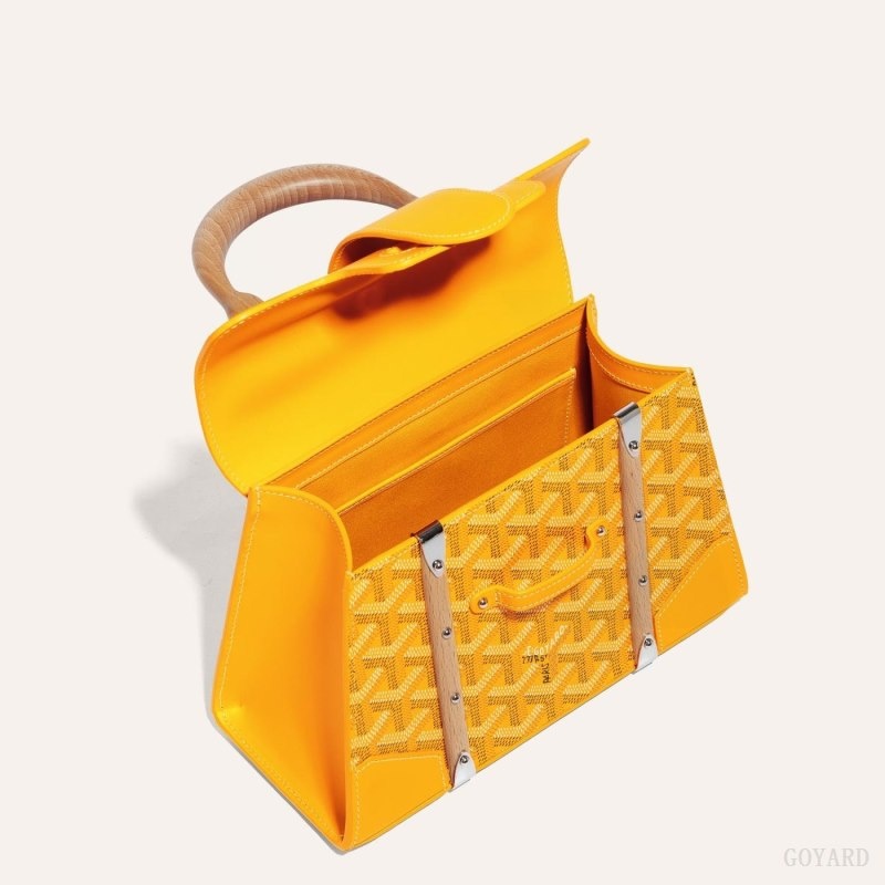 Goyard SAÏGON STRUCTURE MINI BAG Gul | ZNEI3592