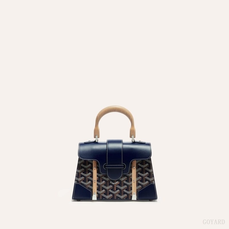 Goyard SAÏGON STRUCTURE MINI BAG Marineblå Blå | NPYU7636