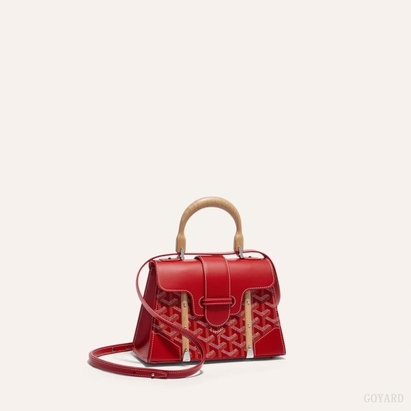 Goyard SAÏGON STRUCTURE MINI BAG Rød | JIXL3342