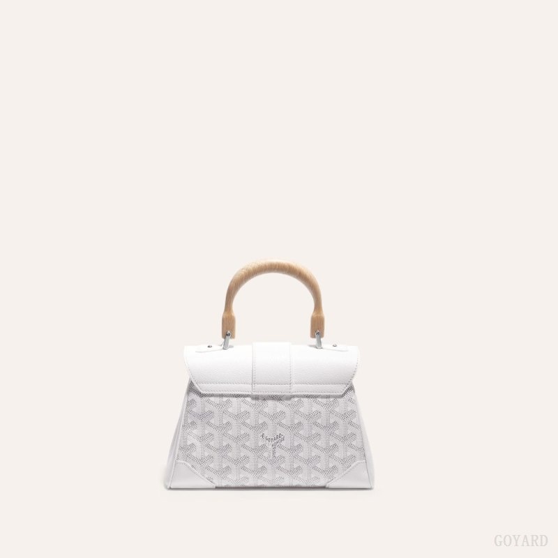 Goyard SAIGON SOUPLE MINI BAG Hvite | ZJQQ1277