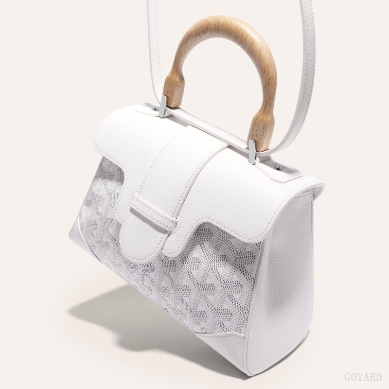 Goyard SAIGON SOUPLE MINI BAG Hvite | ZJQQ1277