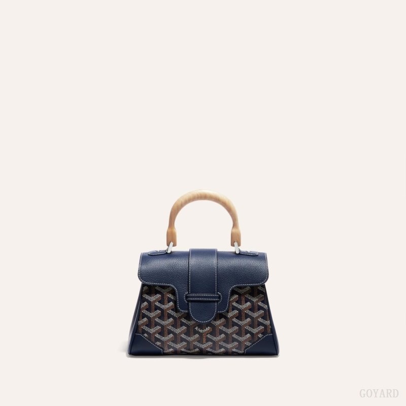 Goyard SAIGON SOUPLE MINI BAG Marineblå Blå | JVJP7706