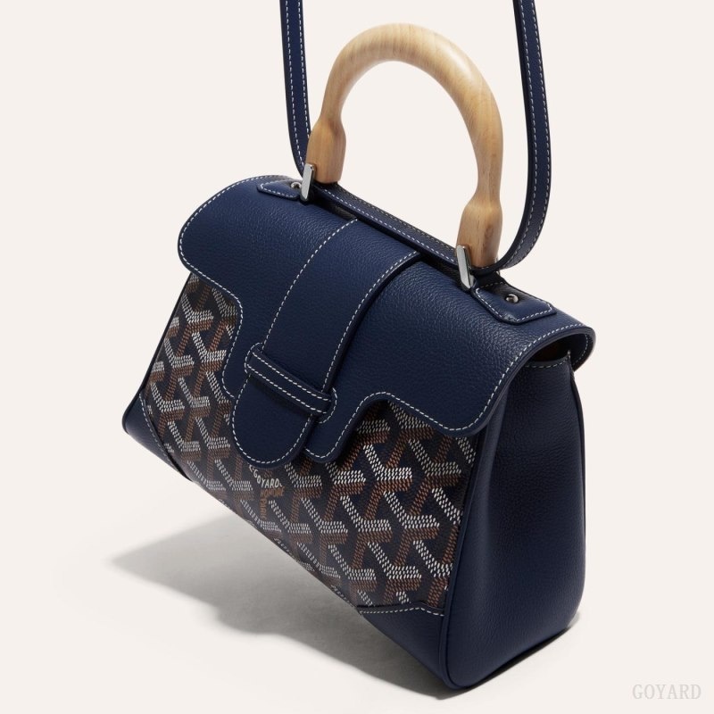 Goyard SAIGON SOUPLE MINI BAG Marineblå Blå | JVJP7706