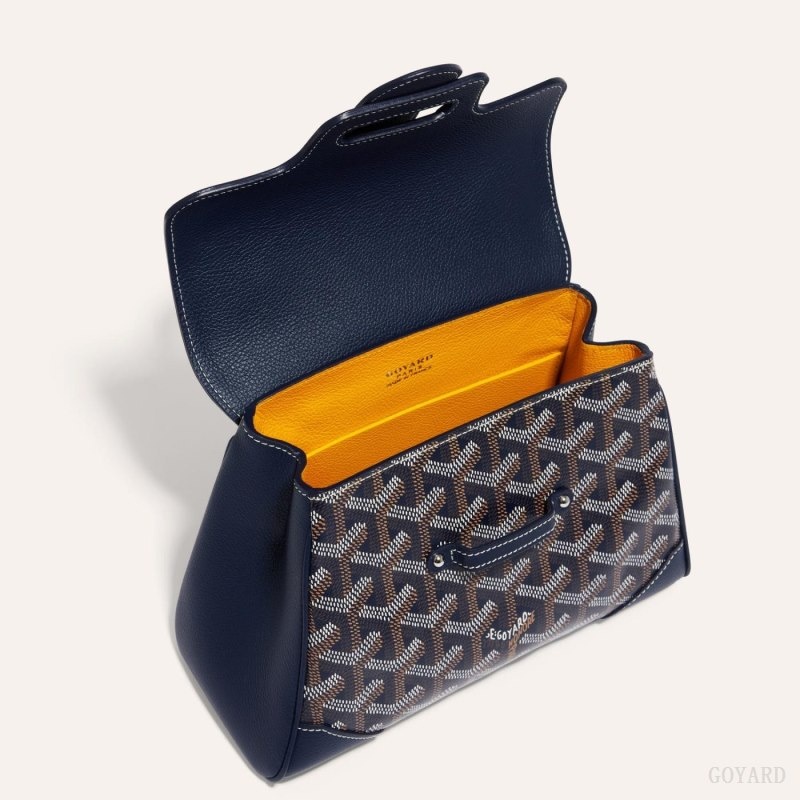 Goyard SAIGON SOUPLE MINI BAG Marineblå Blå | JVJP7706