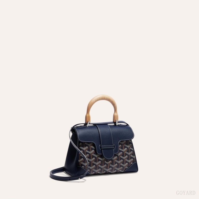 Goyard SAIGON SOUPLE MINI BAG Marineblå Blå | JVJP7706