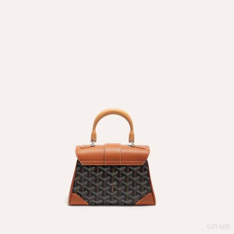 Goyard SAIGON SOUPLE MINI BAG Svarte Brune | HDPB2976