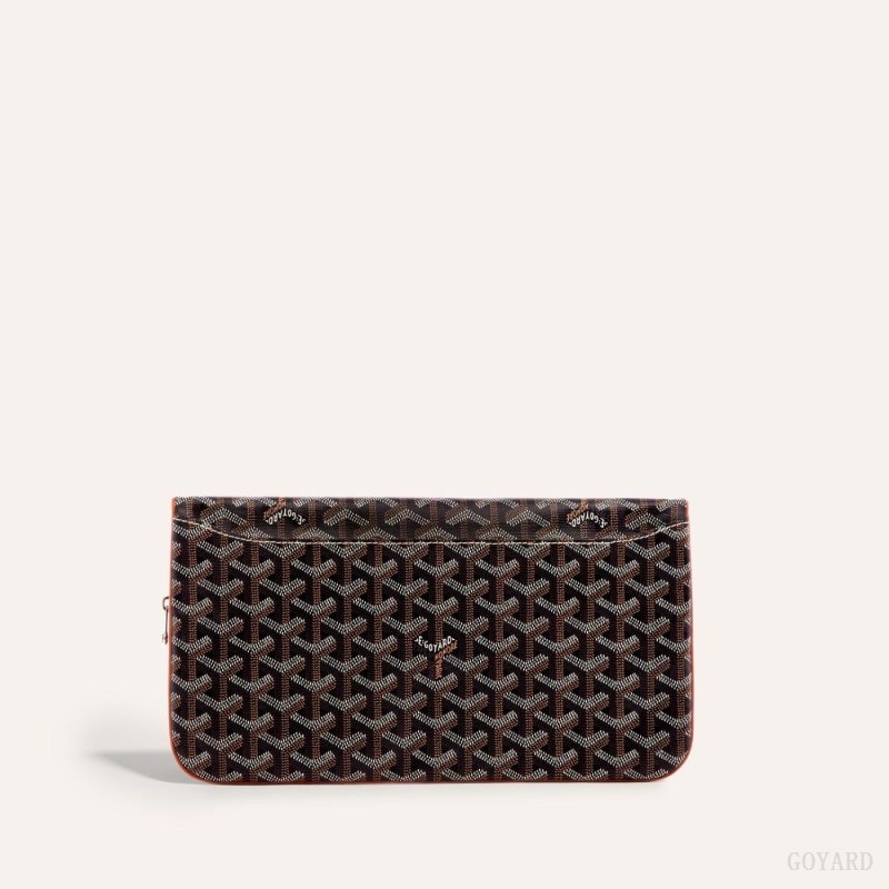 Goyard SAINTE-MARIE CLUTCH Svarte Brune | BVBL2362