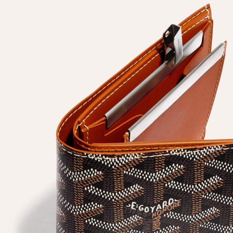 Goyard SAINT-FLORENTIN WALLET Svarte Brune | OUXA9789