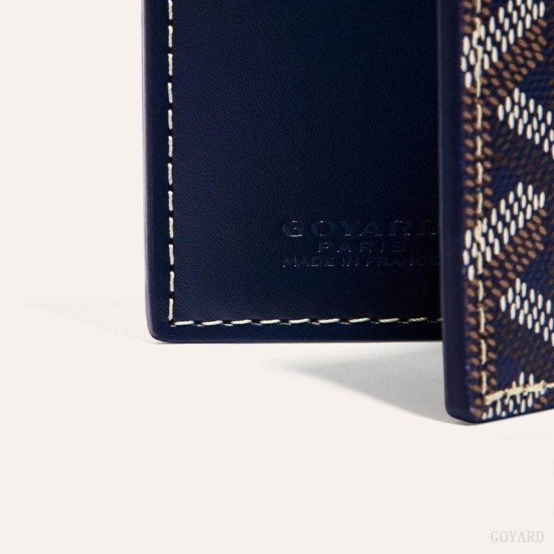 Goyard SAINT-MARC CARD WALLET Marineblå Blå | UQGD6812