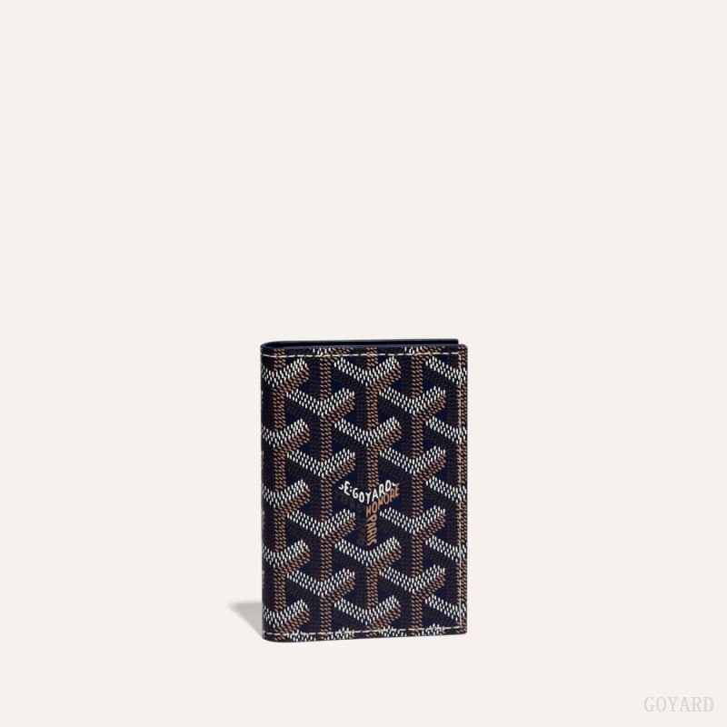 Goyard SAINT-MARC CARD WALLET Marineblå Blå | UQGD6812