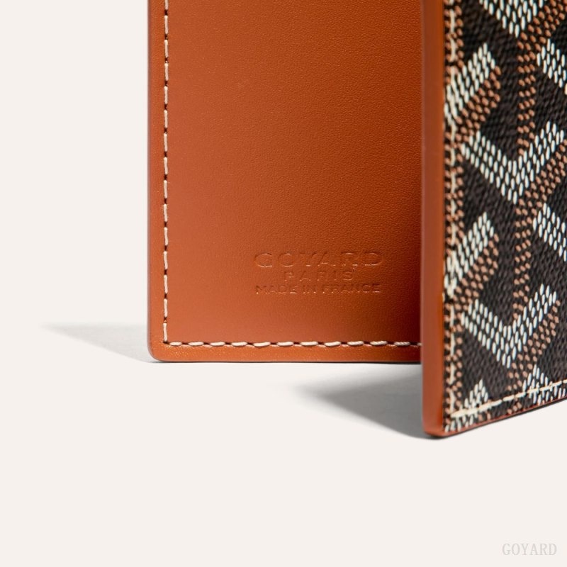 Goyard SAINT-MARC CARD WALLET Svarte Brune | JRHR6132