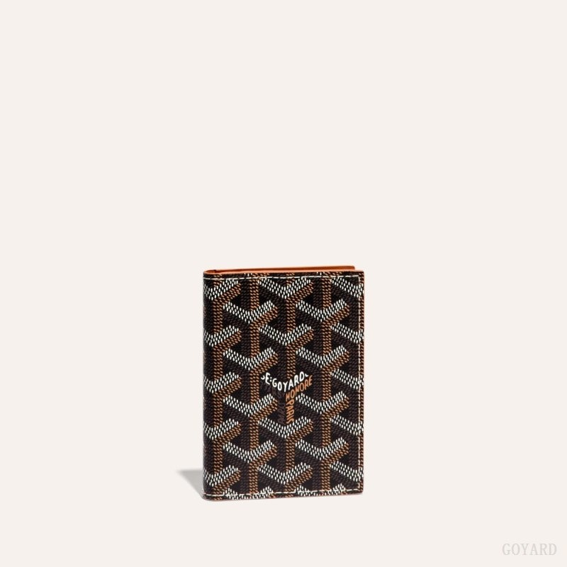 Goyard SAINT-MARC CARD WALLET Svarte Brune | JRHR6132