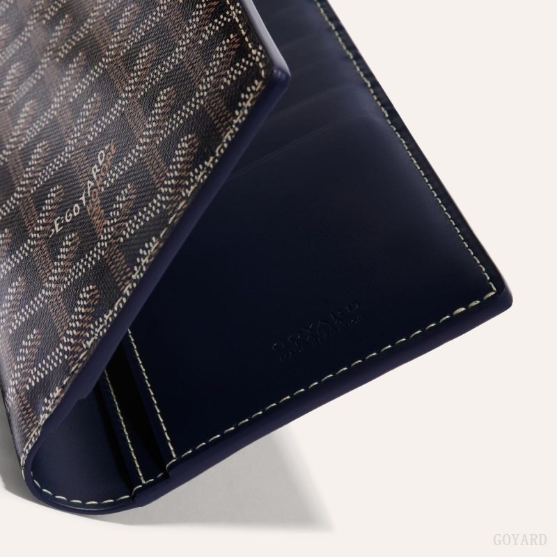 Goyard SAINT-ROCH WALLET Marineblå Blå | BQJF7012