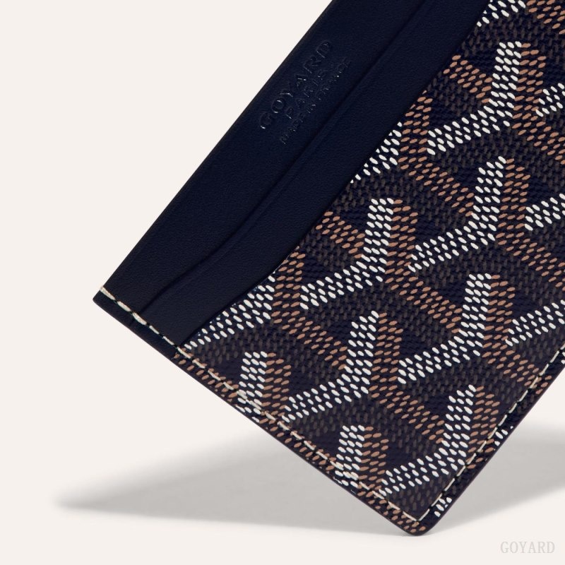 Goyard SAINT-SULPICE CARD WALLET Marineblå Blå | RVTX8867