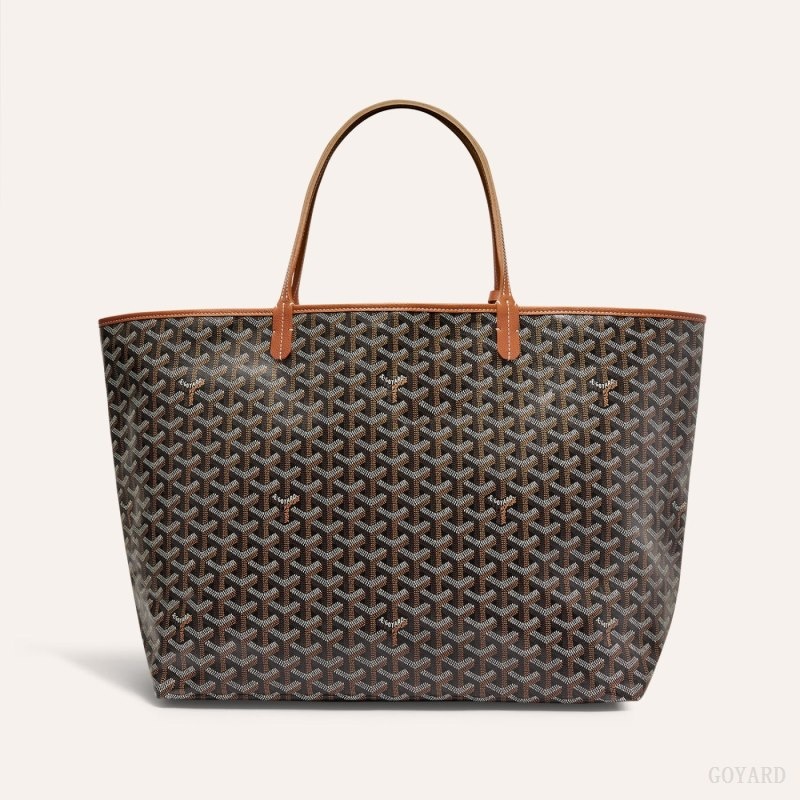 Goyard SAINT LOUIS GM BAG Svarte Brune | WYQH4816