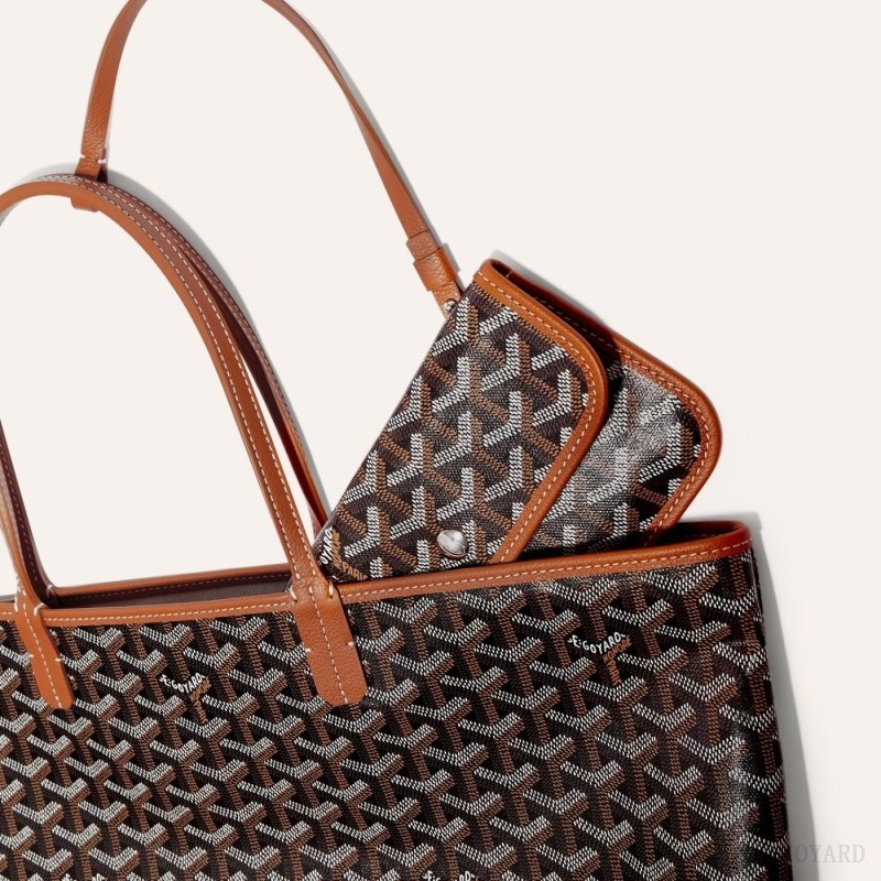 Goyard SAINT LOUIS PM BAG Svarte Brune | KQOV1695