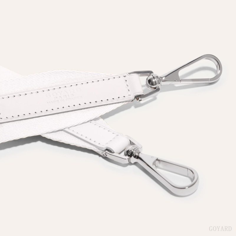 Goyard SANGLE MM STRAP Hvite | JVWX0315