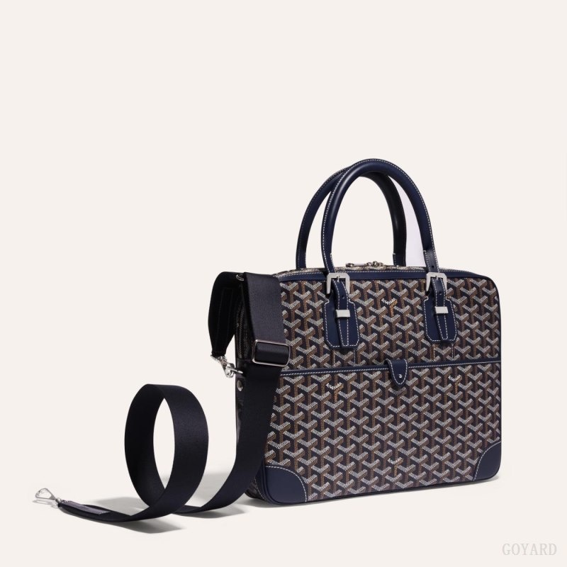 Goyard SANGLE MM STRAP Marineblå Blå | GOMB4541