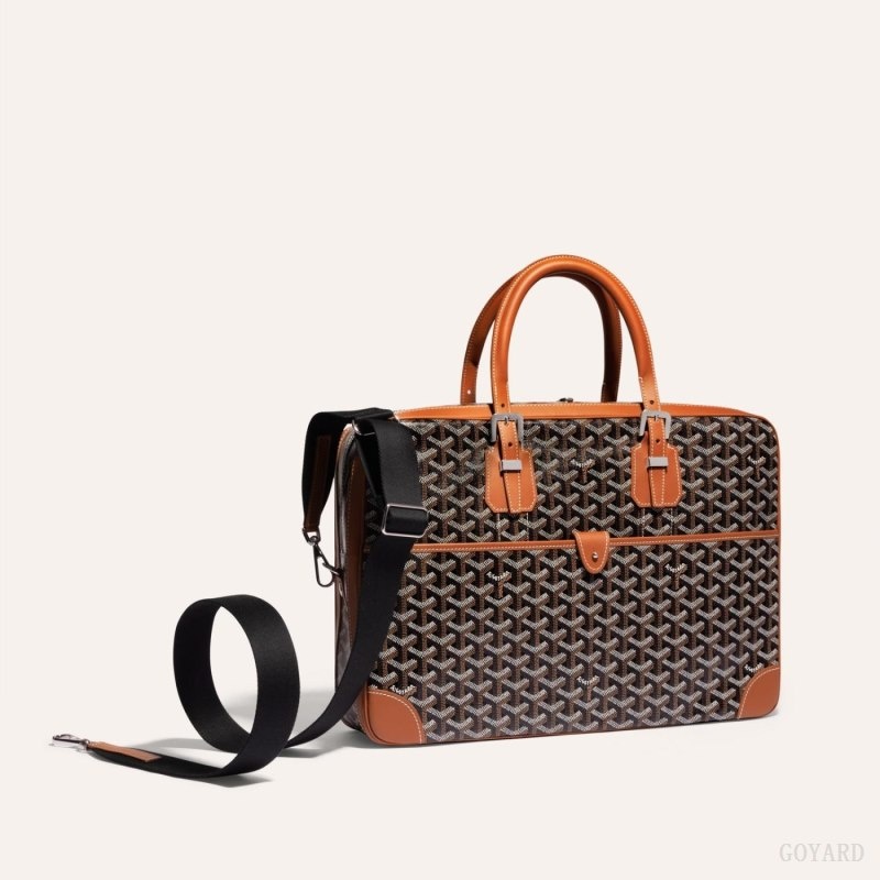 Goyard SANGLE MM STRAP Svarte Brune | KLRN3761