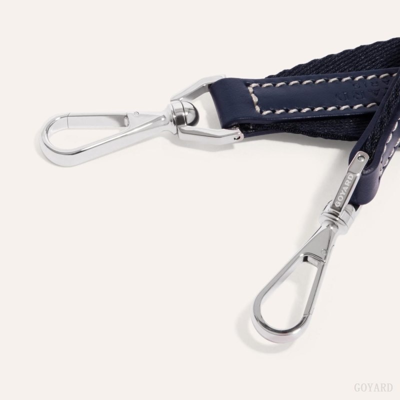 Goyard SANGLE PM STRAP Marineblå Blå | FVNK9685