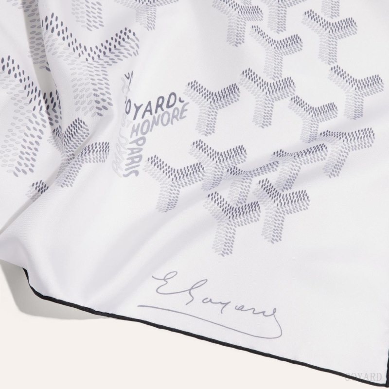 Goyard SCARF N°1 Hvite | IOYX2053