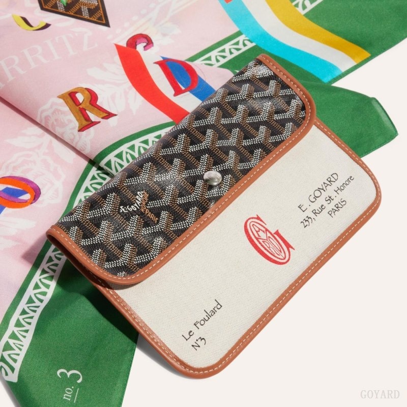 Goyard SCARF N°3 Grønn Rosa | TDFG8112