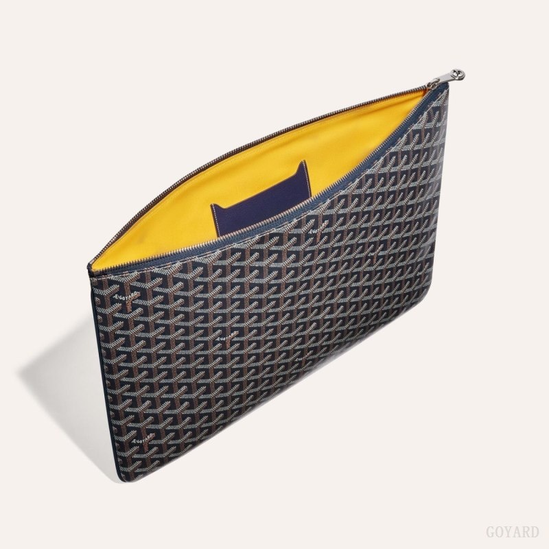 Goyard SENAT GM DOCUMENT CASE Marineblå Blå | RZSN3376