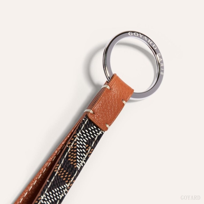 Goyard SESAME KEY RING Svarte Brune | RBSH8036