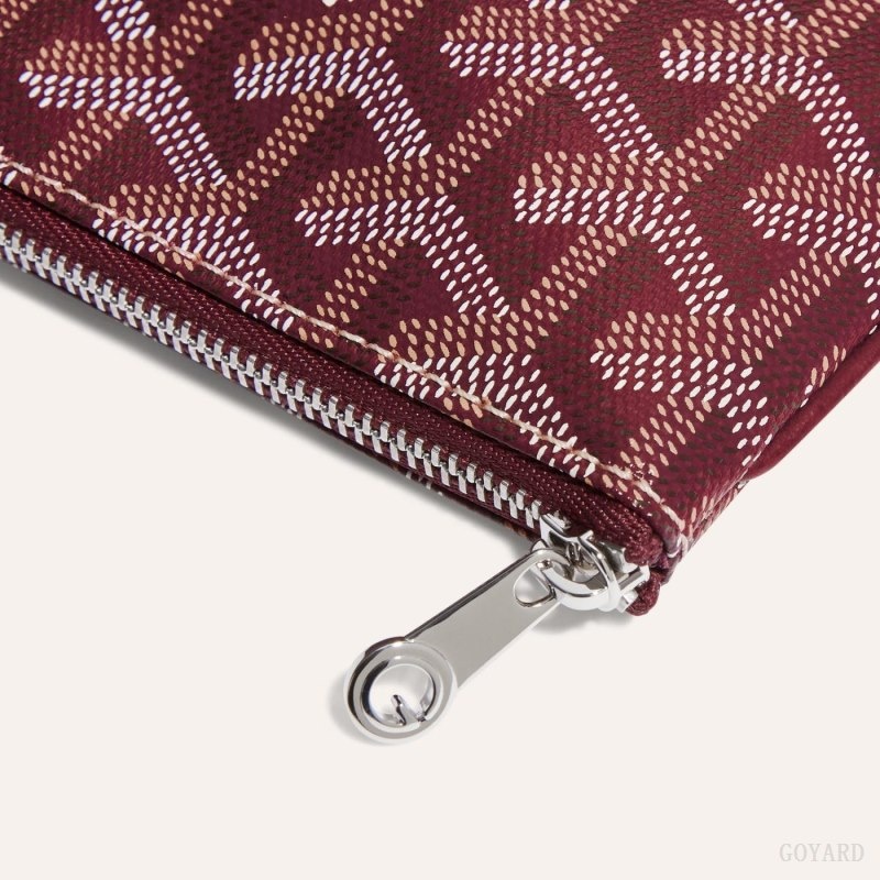 Goyard SÉNAT MINI WALLET Burgunder | CSKD9388