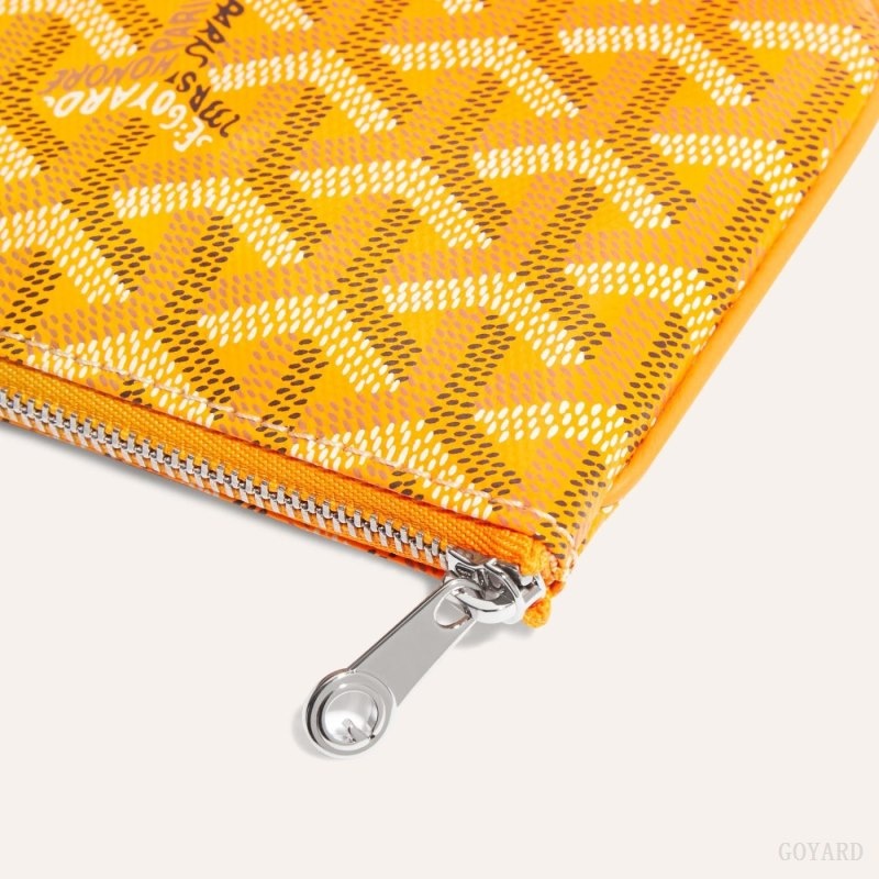 Goyard SÉNAT MINI WALLET Gul | FCAH0714