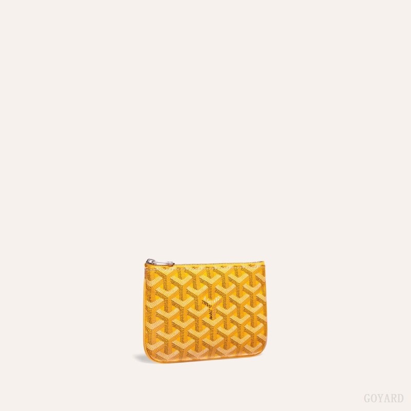 Goyard SÉNAT MINI WALLET Gul | FCAH0714