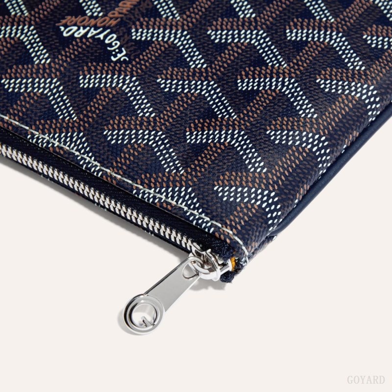 Goyard SÉNAT MINI WALLET Marineblå Blå | XGIN7618