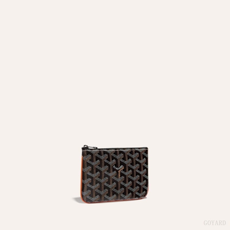 Goyard SÉNAT MINI WALLET Svarte Brune | YFWJ3406