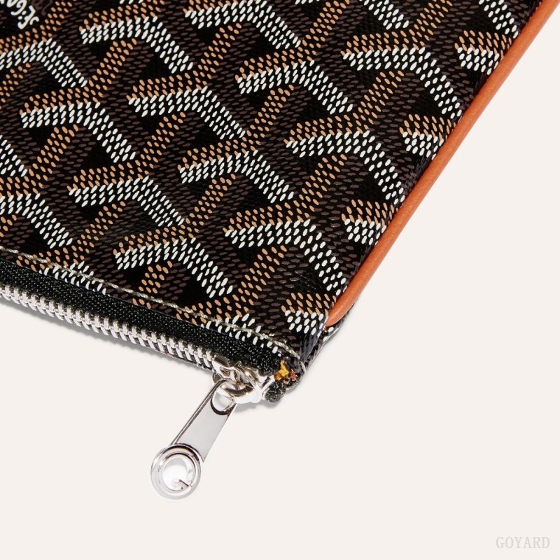 Goyard SÉNAT PM POCKET Svarte Brune | HNKH9497