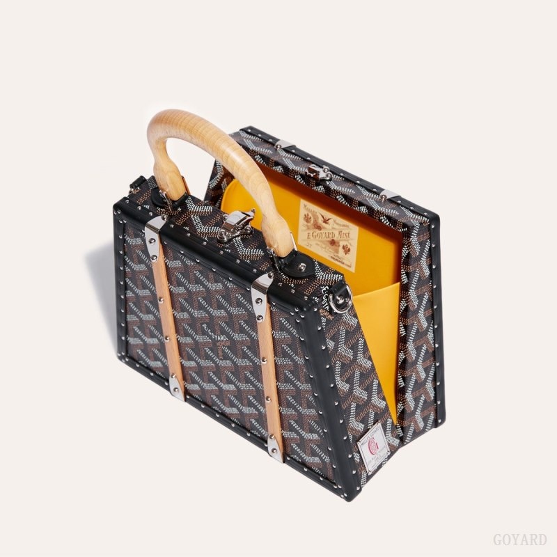 Goyard Saïgon Mini Trunk Bag Svarte | HDGX6321