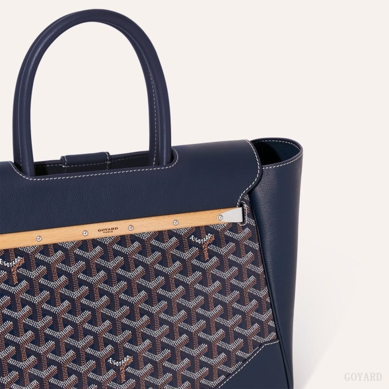 Goyard Saïgon tote bag Marineblå Blå | WUCG7352